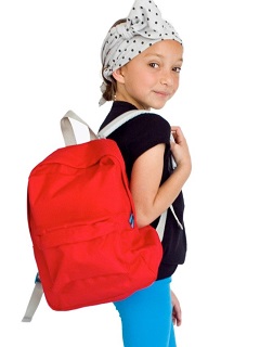 Girl With Backpack